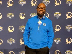 Scottie at the 85th Goodyear Cotton Bowl Classic.